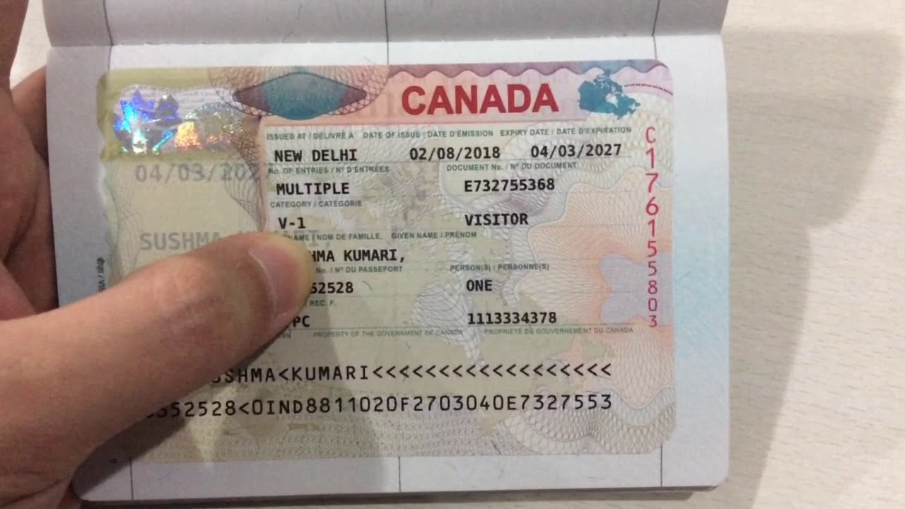 h1 visa canada travel